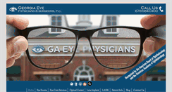 Desktop Screenshot of georgiaeyephysicians.com